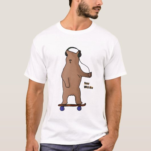 Bär mit mir - Brett-Tiere T-Shirt (Vorderseite)