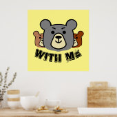 Bär mit mir! poster (Küche)