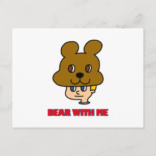Bär mit mir Postkarte