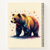 Bär mit Sternen Notizblock (Rückseite)