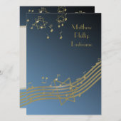 Bar Mitzvah 7,5 Einladung (Vorne/Hinten)