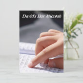 Bar Mitzvah/Bat Mitzvah Einladung (Stehend Vorderseite)