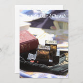 Bar Mitzvah/Bat Mitzvah Einladung (Vorne/Hinten)