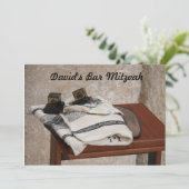 Bar Mitzvah/Bat Mitzvah Einladung (Stehend Vorderseite)