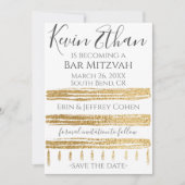 Bar Mitzvah Bat Mitzvah Save the Date (Vorderseite)