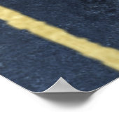 Bar Mitzvah Begrüßungszeichen | Wasserfarbe Abstra Poster (Ecke)