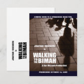 Bar Mitzvah Bimah Film Save the Date Postkarte (Vorne/Hinten)