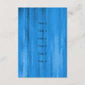 Bar Mitzvah Blue Techno Streaks Karte (Vorderseite)