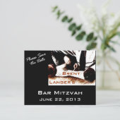 Bar Mitzvah Boy Postcard Ankündigungspostkarte (Stehend Vorderseite)