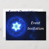 Bar Mitzvah - Bright Star Einladung (Vorne/Hinten)