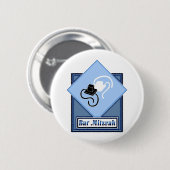 Bar Mitzvah Button (Vorne & Hinten)