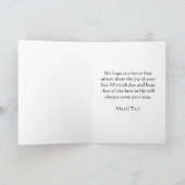 Bar Mitzvah Card Karte (Innenseite)