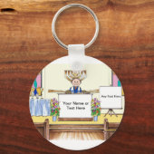 Bar Mitzvah Cartoon von PrintedPerfection.com Schlüsselanhänger (Vorderseite)
