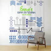 Bar Mitzvah DIGITAL Foto Stand Party Hintergrund Wandteppich (Beispiel)