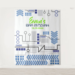 Bar Mitzvah DIGITAL Foto Stand Party Hintergrund Wandteppich