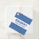 BAR MITZVAH, einfach, modern, geometrisch, königsb Geschenkanhänger<br><div class="desc">von kat massard >>> https://linktr.ee/simplysweetpaperie << Ein einfaches,  personalisiertes Tag,  das sich perfekt eignet,  um Tags für Ihre besondere Veranstaltung zu bevorzugen.</div>