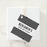 BAR MITZVAH, einfach, modern, gewagt, geometrisch  Geschenkanhänger<br><div class="desc">von kat massard >>> https://linktr.ee/simplysweetpaperie << Ein einfaches,  personalisiertes Tag,  das sich perfekt eignet,  um Tags für Ihre besondere Veranstaltung zu bevorzugen.</div>