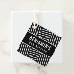 BAR MITZVAH, einfach, modern, gewagt, geometrisch  Geschenkanhänger<br><div class="desc">von kat massard >>> https://linktr.ee/simplysweetpaperie << Ein einfaches,  personalisiertes Tag,  das sich perfekt eignet,  um Tags für Ihre besondere Veranstaltung zu bevorzugen.</div>