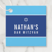 BAR MITZVAH, einfach, modern und schlicht, königsb Geschenkanhänger (Vorderseite)
