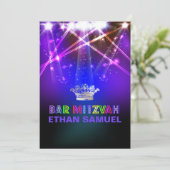 Bar mitzvah einladung (Stehend Vorderseite)