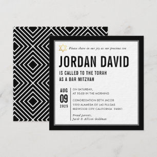 BAR MITZVAH EINLADUNG