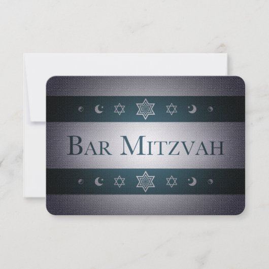 Bar Mitzvah Einladung (Vorderseite)