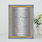 Bar Mitzvah Einladung (Stehend Vorderseite)