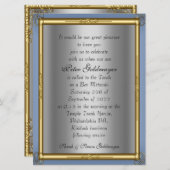 Bar Mitzvah Einladung (Vorne/Hinten)