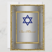 Bar Mitzvah Einladung (Rückseite)