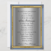 Bar Mitzvah Einladung (Vorderseite)