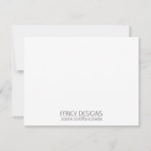 Bar Mitzvah Einladung (Rückseite)