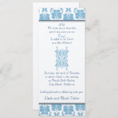 Bar Mitzvah Einladung (Vorne/Hinten)