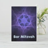 Bar Mitzvah Einladung (Stehend Vorderseite)