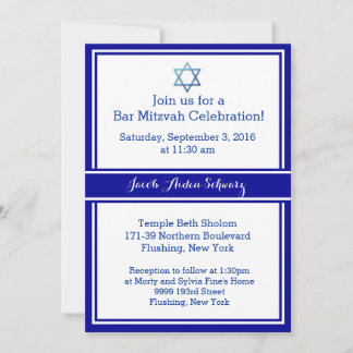 Bar Mitzvah Einladung