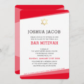 BAR MITZVAH EINLADUNG (Vorne/Hinten)