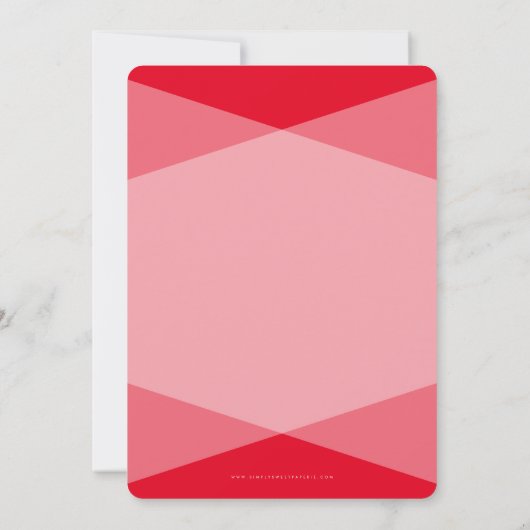 BAR MITZVAH EINLADUNG (Rückseite)