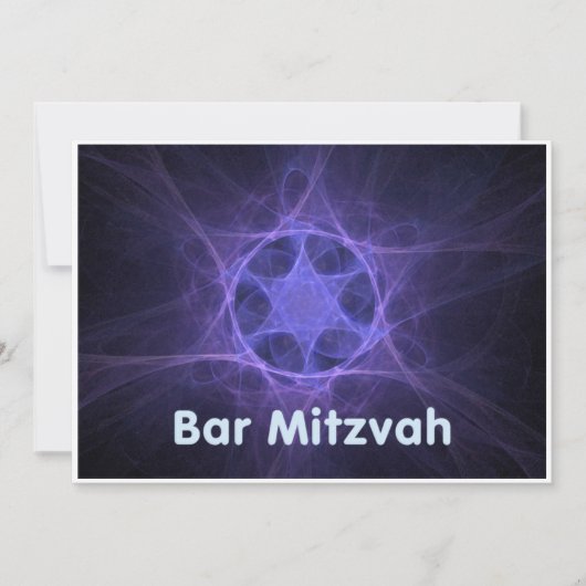 Bar Mitzvah Einladung (Vorderseite)