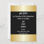 Bar Mitzvah Einladung (Rückseite)