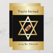 Bar Mitzvah Einladung (Vorne/Hinten)