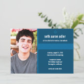 Bar Mitzvah Einladung (Stehend Vorderseite)