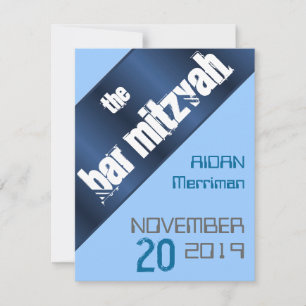 Bar Mitzvah Einladung