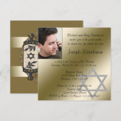 Bar Mitzvah Einladung (Vorne/Hinten)
