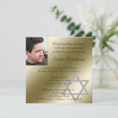 Bar Mitzvah Einladung (Stehend Vorderseite)