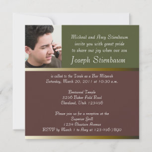Bar Mitzvah Einladung