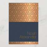 Bar Mitzvah Einladung Blue Gold Magen David<br><div class="desc">Atemberaubender und einzigartiger jüdischer Star| Magen David Muster Bar Mitzvah Einladung. Einfach Ihren eigenen Text bearbeiten! Blauer Gold| Bronze Bar Mitzvah Einladung. Auch auf Hebräisch verfügbar.</div>