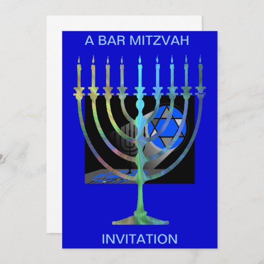 BAR MITZVAH, EINLADUNG DURCH AES (Vorne/Hinten)