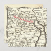 Bar Mitzvah Einladung für einen Jungen namens Benj (Vorne/Hinten)