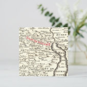 Bar Mitzvah Einladung für einen Jungen namens Benj (Stehend Vorderseite)