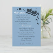 Bar Mitzvah Einladung - Menachem Yosef (Stehend Vorderseite)