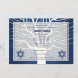 Bar Mitzvah Einladung Navy Baum von Live<br><div class="desc">Bar Mitzvah Einladung für Jungen.  Navy Blau mit Baum des Lebens.</div>